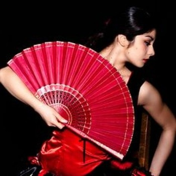 Ventaglio pieghevole a scatto con logo personalizzato da 13 pollici, grande ventaglio pieghevole in bambù, ventaglio a scatto sublimabile vuoto per matrimoni e balli 14