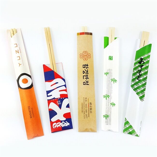 100% Natural Moso Bamboo Chopsticks with High Temperature Sterilization and Custom Logo Disposable Japanese Chopsticks