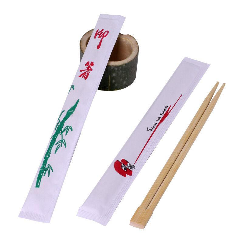 Disposable Bamboo Chopsticks 100% Natural Moso Bamboo with Custom Logo in 210/230/240mm Size for Sushi Sticks